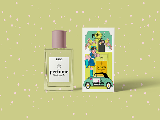 春丽卡通形象香水包装设计