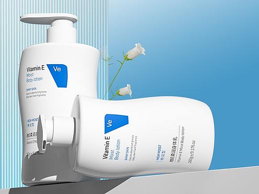 維E柔潤(rùn)身體乳（個(gè)人主頁(yè)-ZNjY1NjQ2Njg=） - 電商 - 站酷設(shè)計(jì)師Jackie的設(shè)計(jì)之路原創(chuàng)素材 - 站酷ZCOOL
