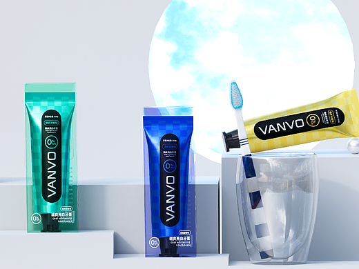 VANVO牙膏包装设计