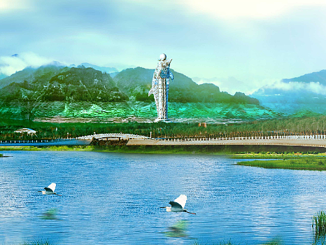 嘉峪关东湖气象塔