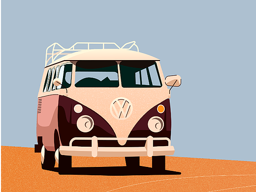 海报设计｜大众露营车（个人主页-ZNjE1MTg4NDg=） - 海报 - 站酷设计师品品便利屋总屋原创素材 - 站酷ZCOOL