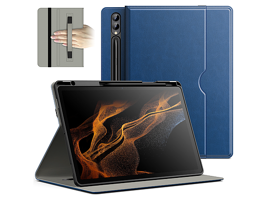 三星tab s9+皮纹保护壳亚马逊外贸主图电商效果图案例