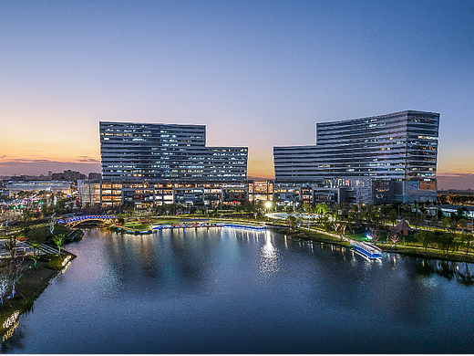 无界商务区 ｜ 森兰外高桥国际商务区建筑影像
