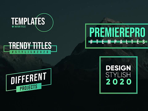 PR模板|时尚独特高级优雅画标题介绍公司商业社交媒体