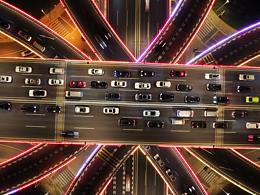 无人机拍摄苏州立交桥