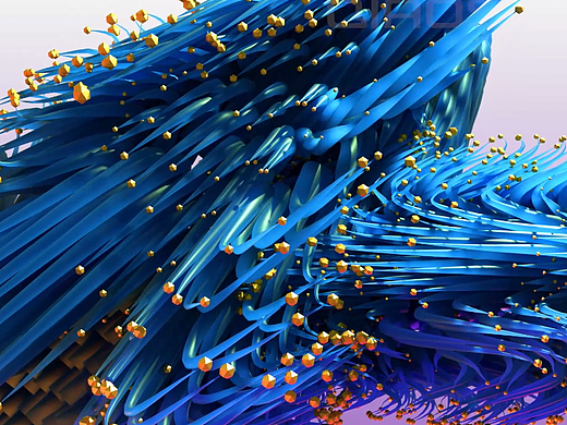 blender几何节点动画/粒子辐射放射流动