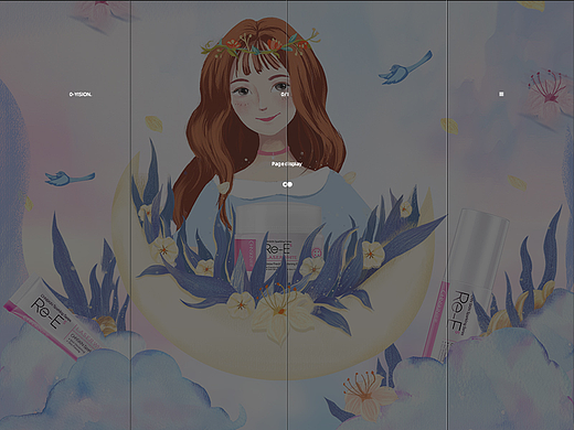 护肤品首页（个人主页-ZNjA5ODUwNDg=） - 其他平面 - 站酷设计师糖心521原创素材 - 站酷ZCOOL