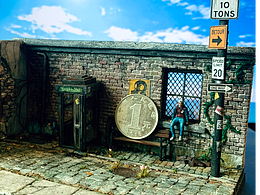 1/64比例微缩场景【后巷】