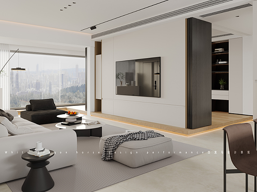 现代风格——白龙马效果