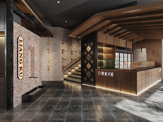 餐饮店效果表现