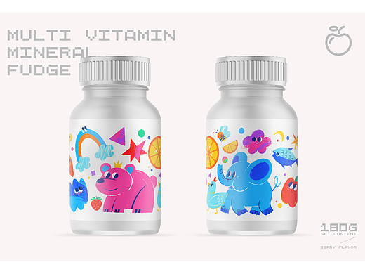 儿童维生素软糖包装