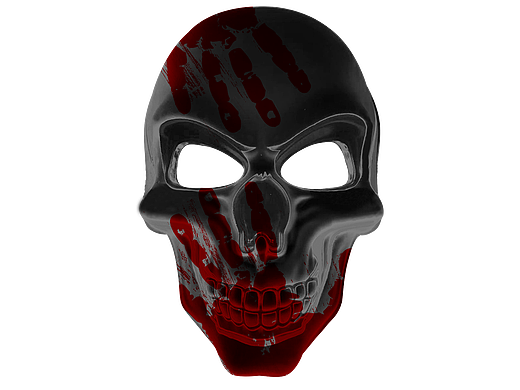 骷髅万圣节面具设计