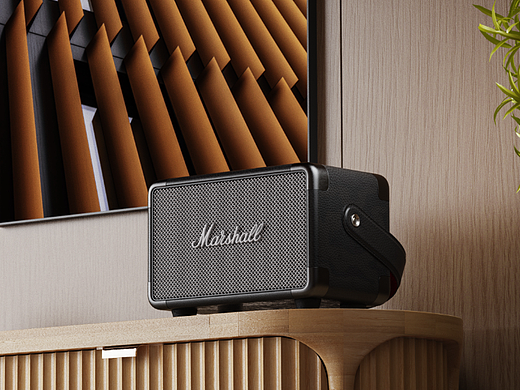 产品渲染-Marshall（马歇尔）音箱、耳机