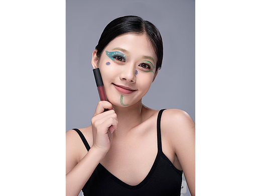 美肤彩妆人物摄影图