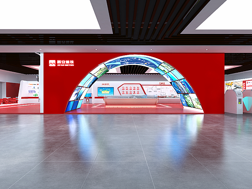 西安地铁“平安出行”展厅设计