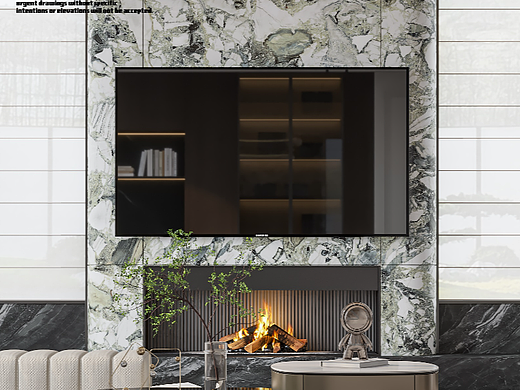 别墅一楼公区渲染作品