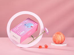 春雨絲蘭蜜桃味軟糖拍攝