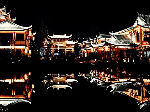 老街夜景
