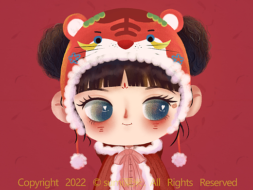 虎妞（个人主页-ZNTk1MDI5NTY=） - 商业插画 - 站酷设计师sumi粟米酱原创素材 - 站酷ZCOOL