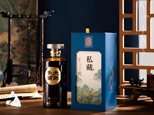 白酒包装拍摄