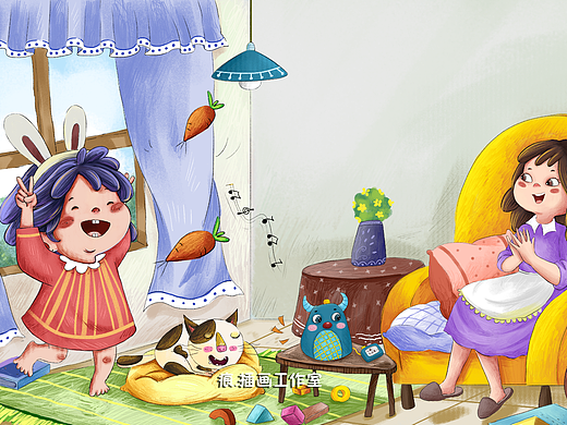 绘本《肚子里有只小兔子》