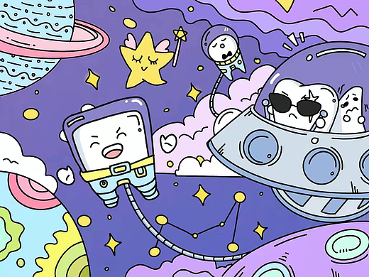 【达美口腔IP/MG动画设计】程医生和牙精灵们