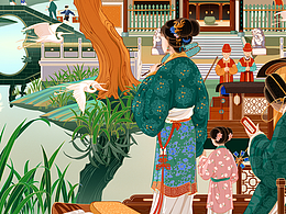 聊斋志异系列插画-《橘树》