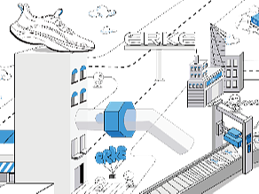 鸿星尔克 X 直播运营中心办公氛围视觉
