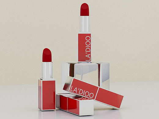 C4D-口红产品渲染-小作