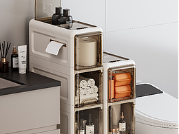 窄缝收纳柜cr渲染练习