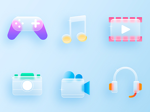 玻璃质感矢量图标（个人主页-ZNjA1NjMxODA=） - 图标 - 站酷设计师文创游礼原创素材 - 站酷ZCOOL