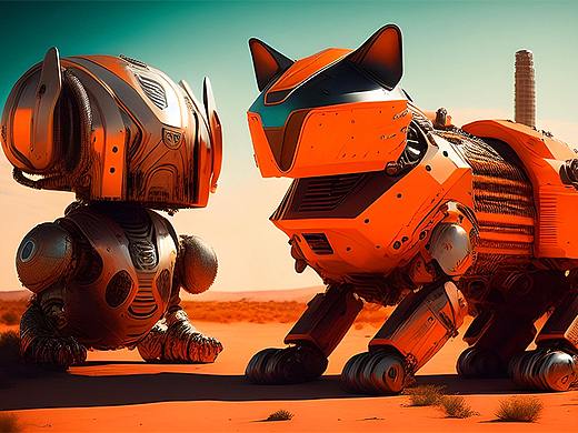 —组AI人工智能生成图片...