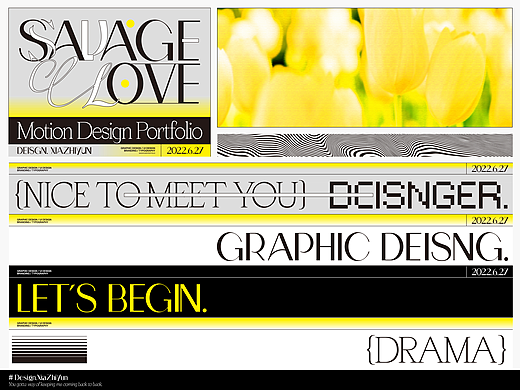 Motion Design 个人动态作品集分享