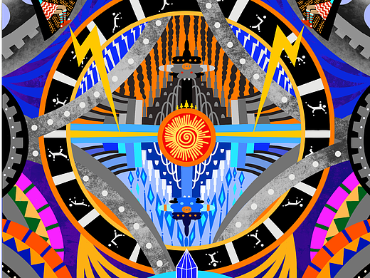 XANADU 刘雨昕新专辑——歌词本插图设计