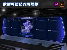 大屏可视化通用模板设计