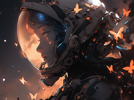 《未来生态——蝴蝶之梦》（个人主页-ZNjcxMjE0OTI=） - AI作品 - 站酷设计师西北魔女原创素材 - 站酷ZCOOL