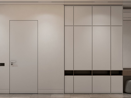 原木+高级灰 打造出舒适有质感的住宅