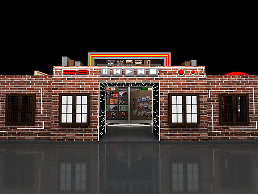 年代美陈3D效果图