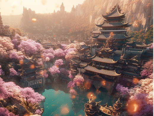 AI为你打造的魔幻宫殿 