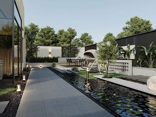 别墅庭院丨 一方小院