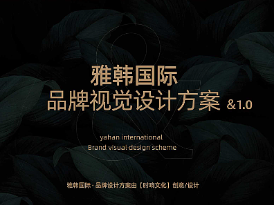 雅韩国际-美业品牌Logo及VI设计