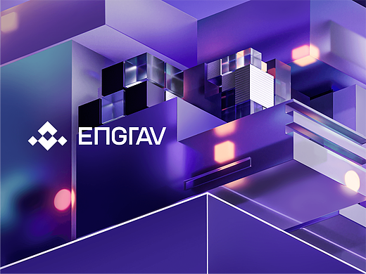 ENGRAV｜WEB3.0游戏品牌视觉系统品牌识别○橙社ODL
