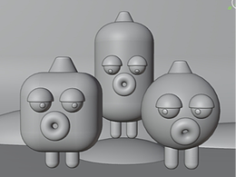 blender打卡——萌三兄弟