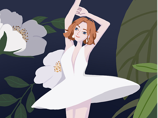 美人插画