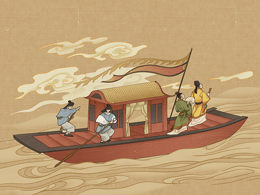 南京文化馆-APP小程序插画