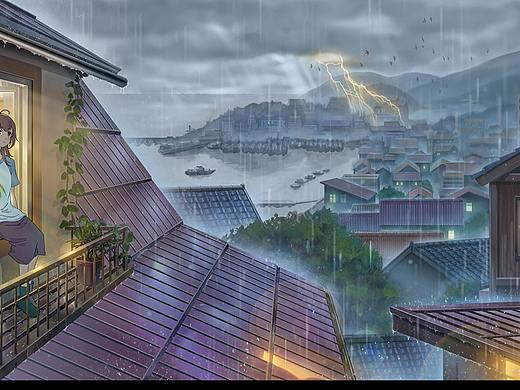 雨天（个人主页-ZNjY1Njg4MjQ=） - 游戏原画 - 站酷设计师番薯煲粥原创素材 - 站酷ZCOOL