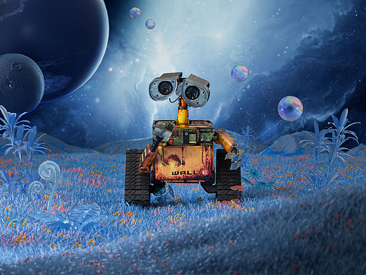 機(jī)器人太空場景（個人主頁-ZNjUxOTA2NjQ=） - 人物/生物 - 站酷設(shè)計師hi嗨海原創(chuàng)素材 - 站酷ZCOOL