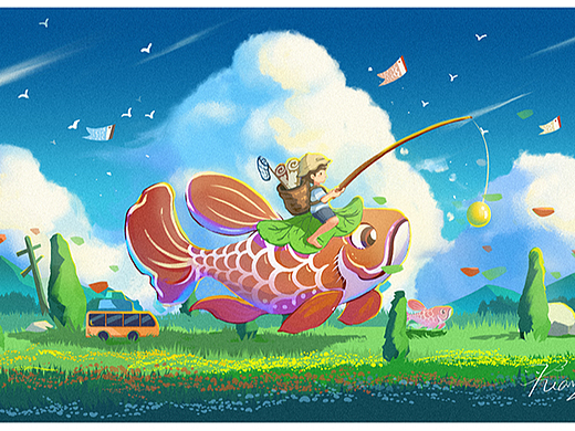 2022.10月治愈系插画阶段性总结