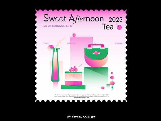 Sweet Afternoon Tea系列视觉KV
