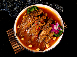 郑州美食摄影 郑州菜品摄影 红烧黄鱼